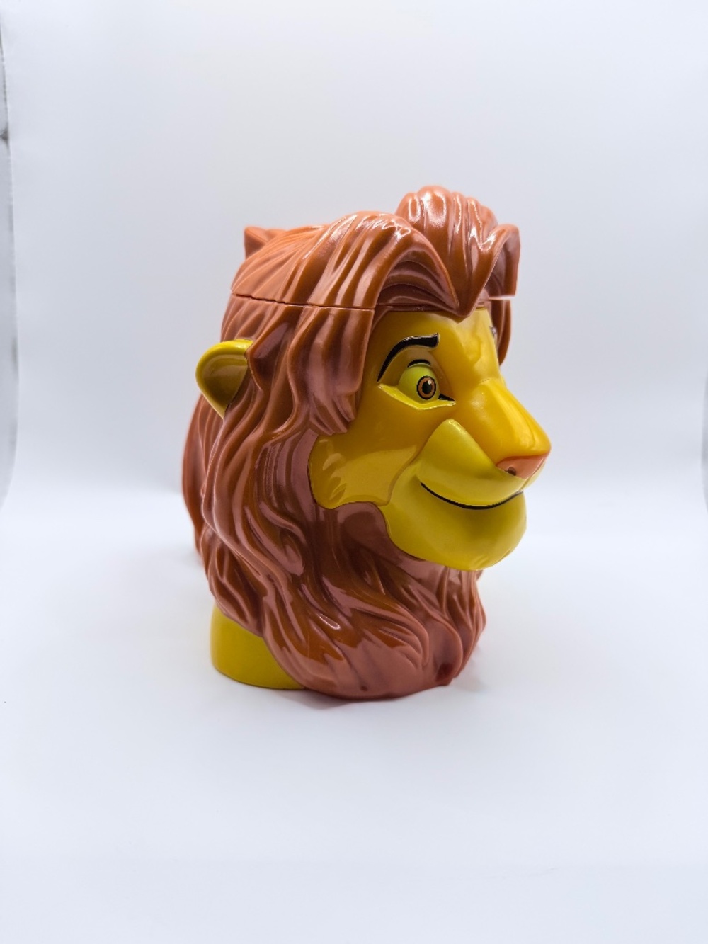 Disney Parks The Lion King Simba Sculpted Plastic Popcorn Bucket/Mug Collectable